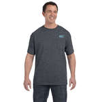 Promotional Adult T-Shirts - Hanes 6 oz. Tagless T-Shirt with Pocket - Dark/Colors