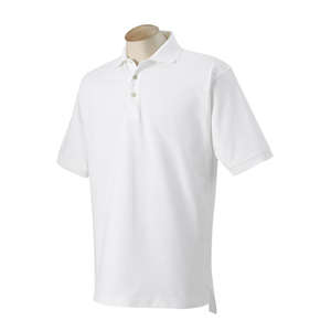 Harvard Square Men's Pima Reserve Polo - Dark/All White