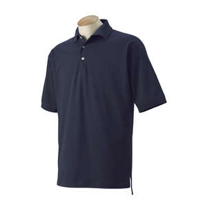 Harvard Square Men's Pima Reserve Polo - Dark/All Blue, Navy