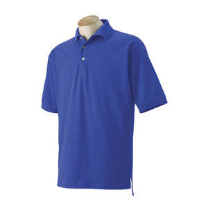 Harvard Square Men's Pima Reserve Polo - Dark/All Blue, Royal