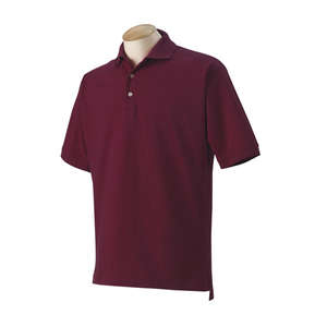 Harvard Square Men's Pima Reserve Polo - Dark/All Wine