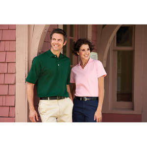 Harvard Square Women's Pima Reserve V-Neck Polo - Dark/All