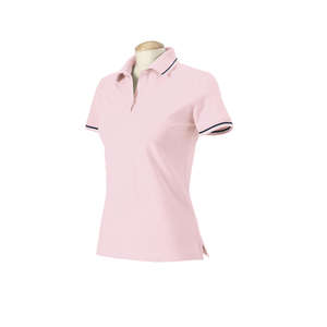 Custom Promotional Harvard Square Women's Pima Reserve Tipped Pique Polo - Dark/All