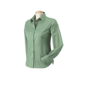 Harvard Square Women's Five-Star Performance Twill Shirt - Dark/All Ivy
