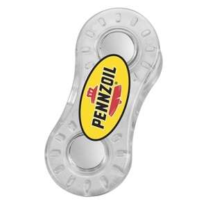 Custom Promotional Click Clack Memo Clip - Clear