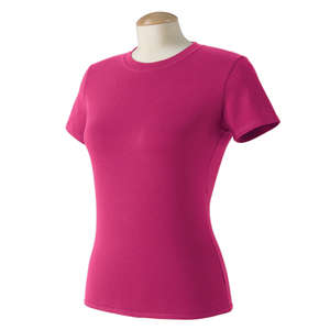 Hyp Women's Catalina T-Shirt - Dark/Colors Pink, Lipstick