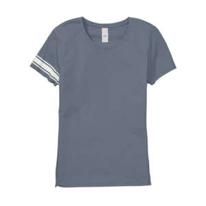 Hyp Women's Vassar Varsity T-Shirt - Dark/All Storm/White