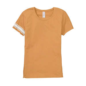Hyp Women's Vassar Varsity T-Shirt - Dark/All Orange/White
