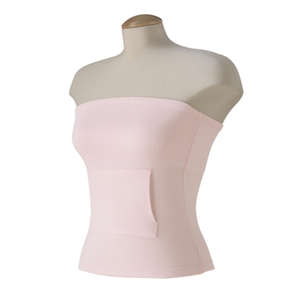 Hyp Women's South Beach Strapless T-Shirt - Dark/All Pink, Light