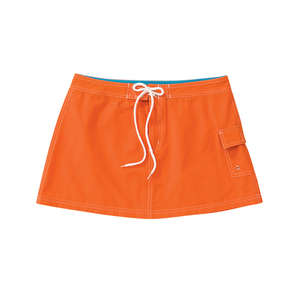 Hyp Women's Rio Board Skirt - Dark/All Orange/Blue, Hawaiian