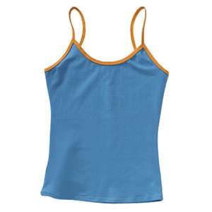 Hyp Women's Stretch Cami - White/Neutral Blue, Hawaiian/Orange