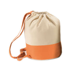 Hyp 14 oz. Canvas Beach Duffel - Dark/All Natural/Orange