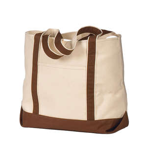 Hyp 16 oz. Beach Tote Bag - Dark/All Natural/Chocolate