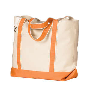 Hyp 16 oz. Beach Tote Bag - Dark/All Natural/Orange