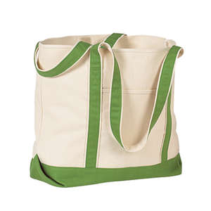Hyp 16 oz. Beach Tote Bag - Dark/All Natural/Green, Clover