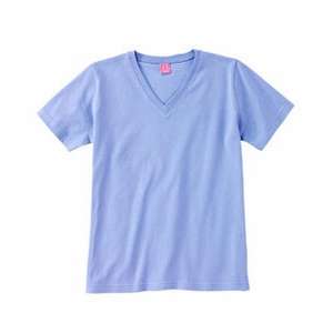 LA T Sportswear Women's Combed Ringspun V-Neck T-Shirt - Dark/Colors Lavender