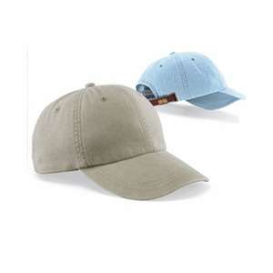 Adams 6-Panel Washed Pigment-Dyed Cap - Dark/All White