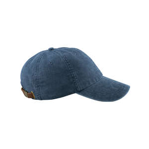 Adams 6-Panel Washed Pigment-Dyed Cap - Dark/All Blue, Navy