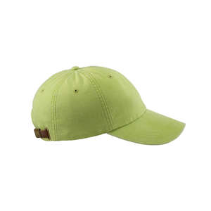 Adams 6-Panel Washed Pigment-Dyed Cap - Dark/All Green, Apple