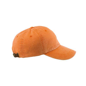 Adams 6-Panel Washed Pigment-Dyed Cap - Dark/All Terracotta