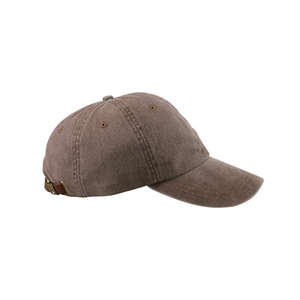 Adams 6-Panel Washed Pigment-Dyed Cap - Dark/All Espresso