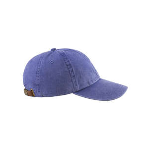Adams 6-Panel Washed Pigment-Dyed Cap - Dark/All Purple
