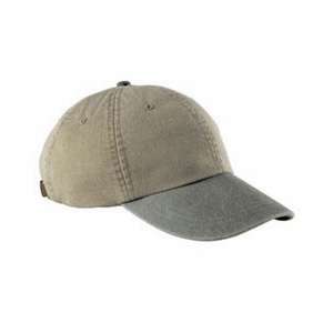 Adams 6-Panel Two-Tone Washed Pigment-Dyed Cap - Dark/All