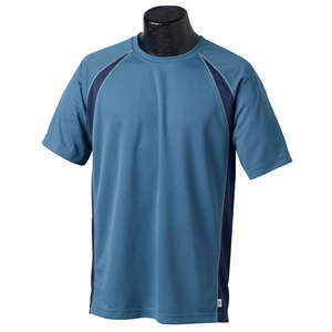 Alo Men's Short-Sleeve Colorblock T-Shirt - Dark/All Blue, Steel/Blue, Navy/Gray