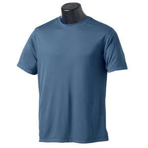 Alo Men's Short-Sleeve Performance T-Shirt - Dark/All Blue, Steel