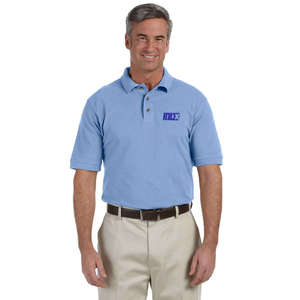 Custom Promotional Harriton Men's Short-Sleeve Pique Polo - Dark/All