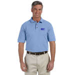 Imprinted Mens Golf & Polo Shirts - Harriton Men's Short-Sleeve Pique Polo - Dark/All