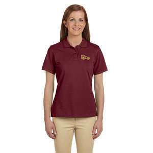 Custom Promotional Harriton Women's Short-Sleeve Pique Polo - Dark/All