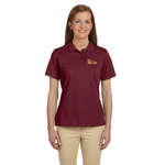 Personalized Ladies Golf & Polo Shirts - Harriton Women's Short-Sleeve Pique Polo - Dark/All