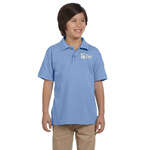 Business Youth Golf & Polo Shirts - Harriton Youth Short-Sleeve Pique Polo - Dark/All