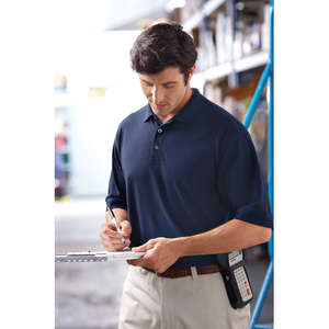 Harriton Men's Easy Blend Polo - Dark/All