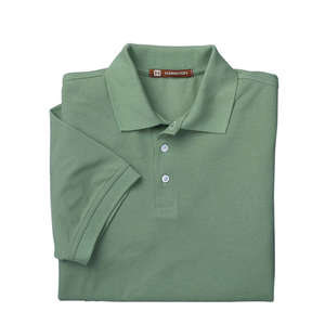 Harriton Men's Easy Blend Polo - Dark/All Dill