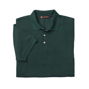 Harriton Men's Easy Blend Polo - Dark/All Green, Hunter