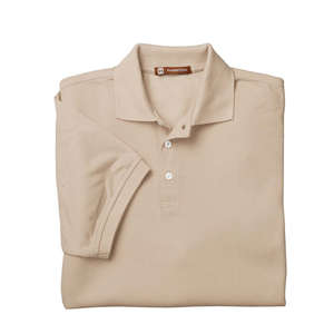 Harriton Men's Easy Blend Polo - Dark/All Stone