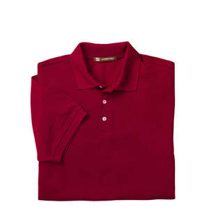 Harriton Men's Easy Blend Polo - Dark/All Wine