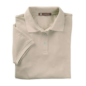 Harriton Women's Easy Blend Polo - Dark/All Stone