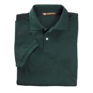 Harriton Youth Easy Blend Polo - Dark/All Green, Hunter