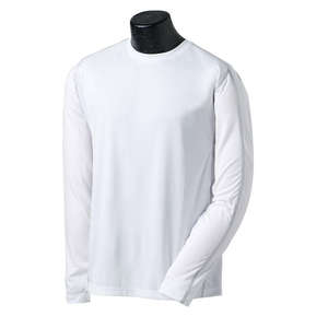 Alo Men's Long-Sleeve Edge T-Shirt - Dark/All White/Gray