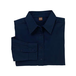Harriton Women's Millennium Twill Shirt - Dark/All Blue, Navy