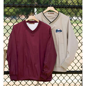 Custom Promotional Harriton Athletic V-Neck Pullover Jacket - Dark/All