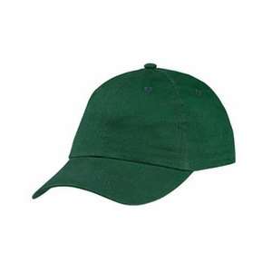 Harriton Youth Brushed Cotton Twill Baseball Cap - Dark/All 