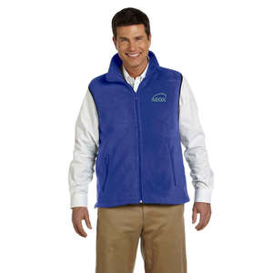 Custom Promotional Harriton Fleece Vest - Dark/All