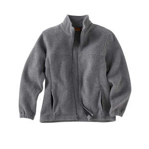 Harriton Youth Full-Zip Fleece - Dark/All Charcoal