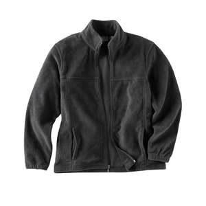 Harriton Youth Full-Zip Fleece - Dark/All Black