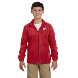 Custom Promotional Harriton Youth Full-Zip Fleece - Dark/All