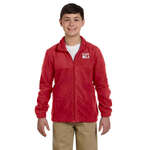 Custom Outerwear - Harriton Youth Full-Zip Fleece - Dark/All